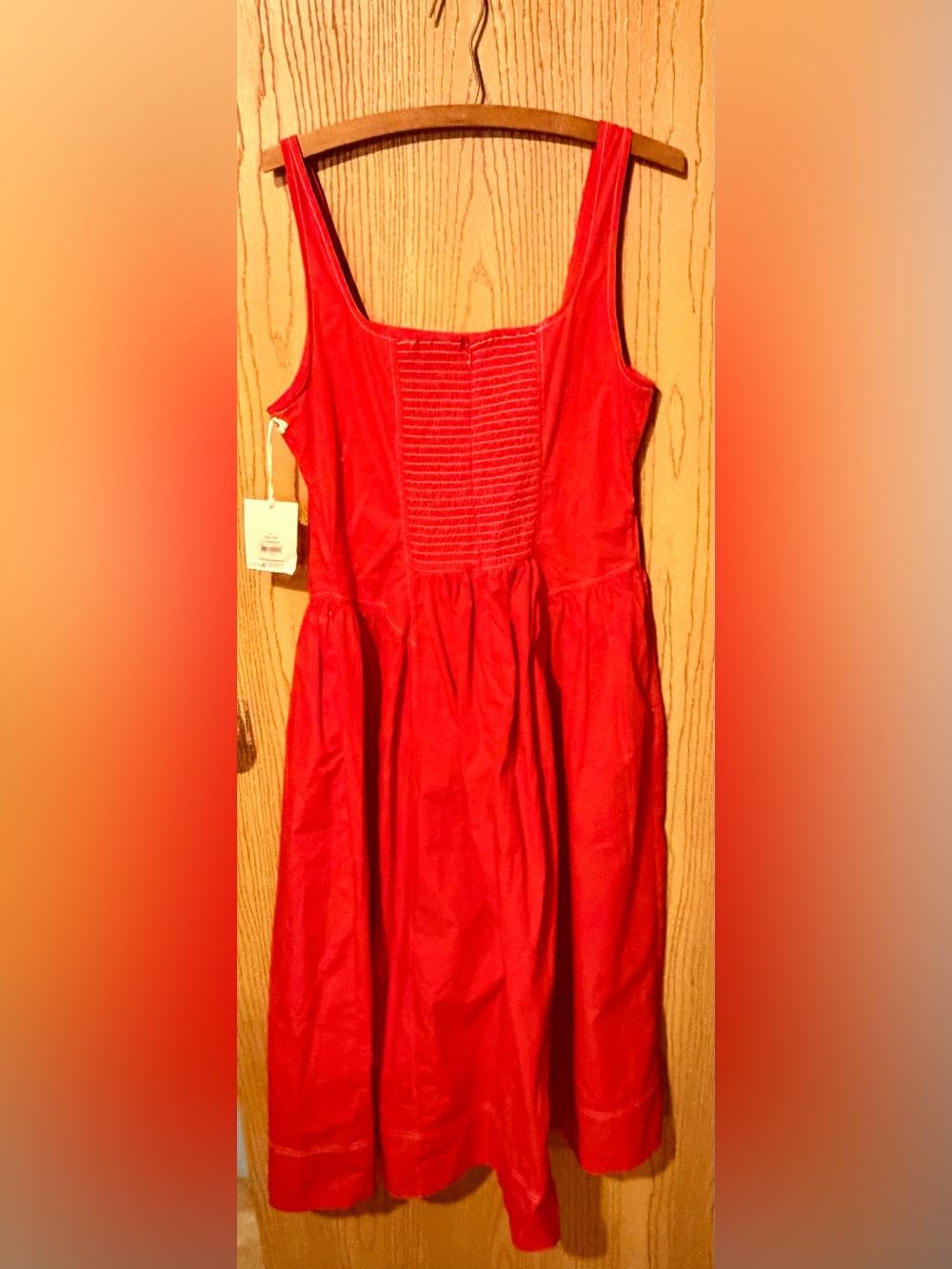 Red Fit-and-Flare Dress - Women - Picture 3 of 4